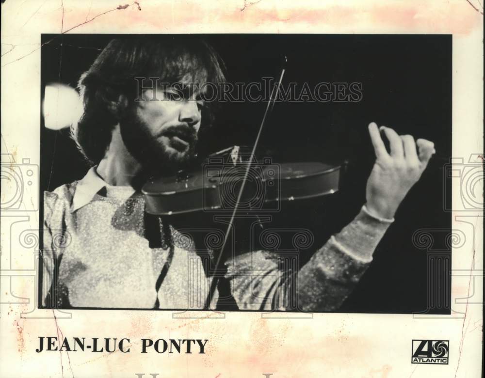 1980 Press Photo Atlantic Records recording artist Jean-Luc Ponty - tup04584- Historic Images