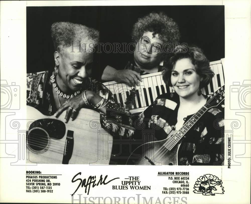 1993 Press Photo Recording artists Saffire - The Uppity Blues Women - tup04590- Historic Images