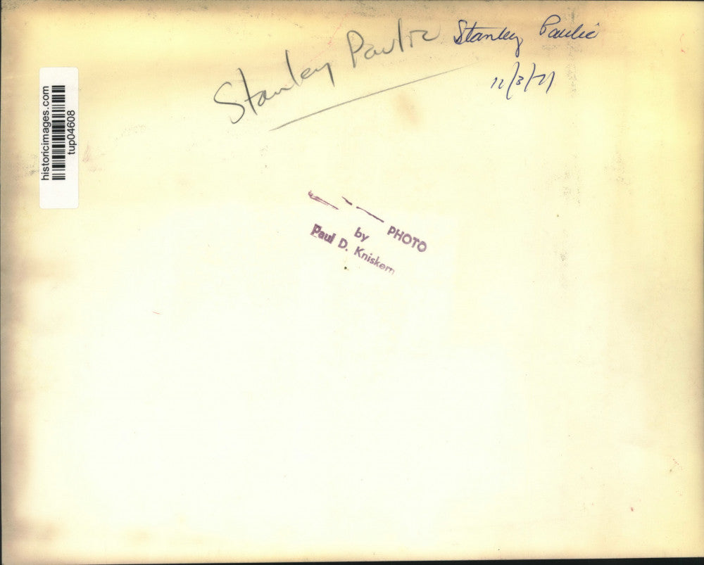 1971 Press Photo Stanley Paulie, New York - tup04608