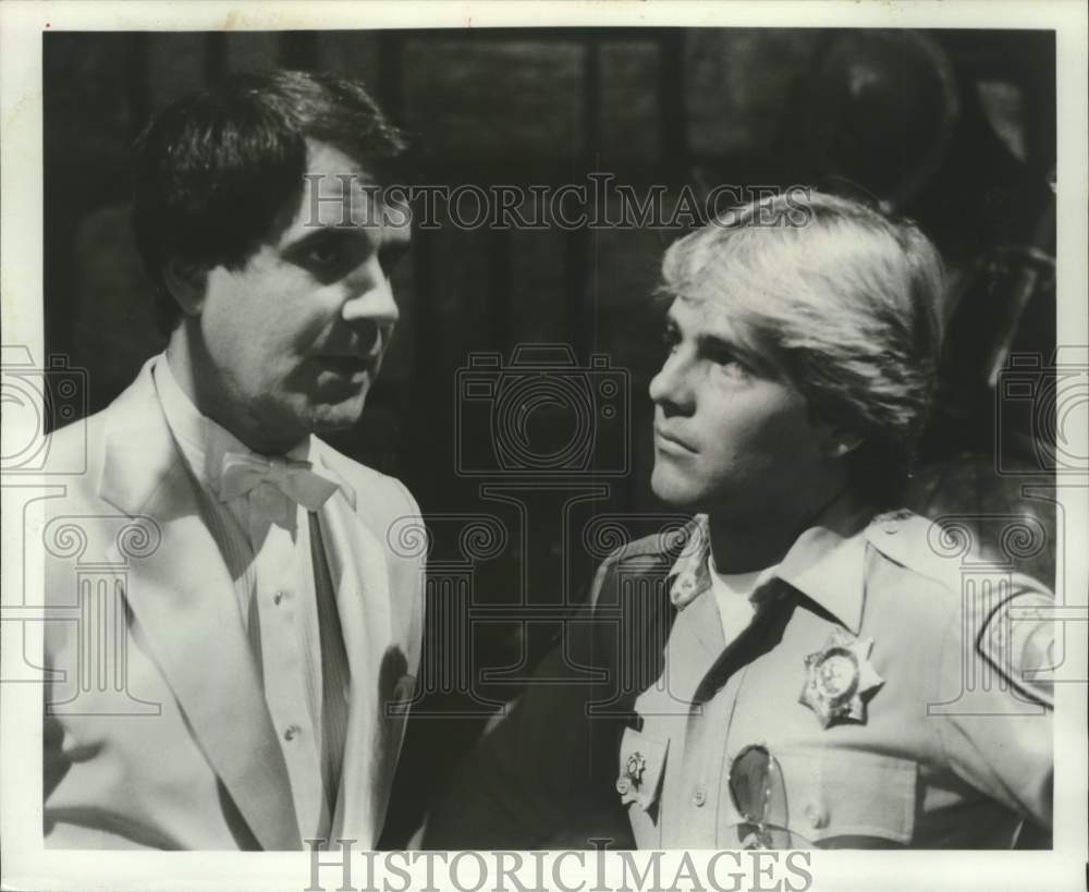 1983 Press Photo Rich Little with costar in movie scene - tup04680- Historic Images