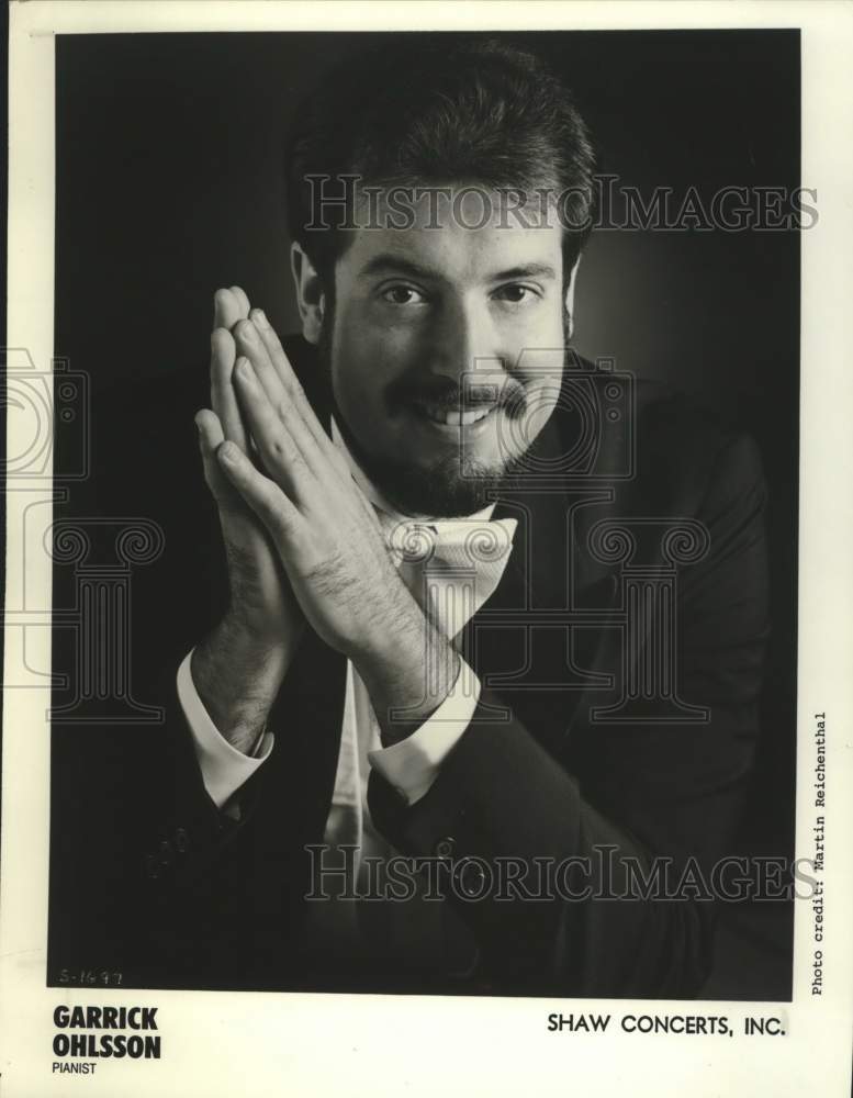 1990 Press Photo Classical pianist Garrick Ohlsson - tup04828- Historic Images