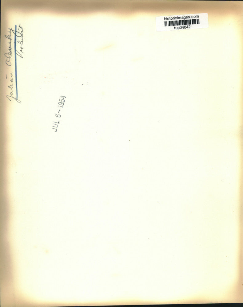 1954 Press Photo Violinist Julian Olevsky - tup04842