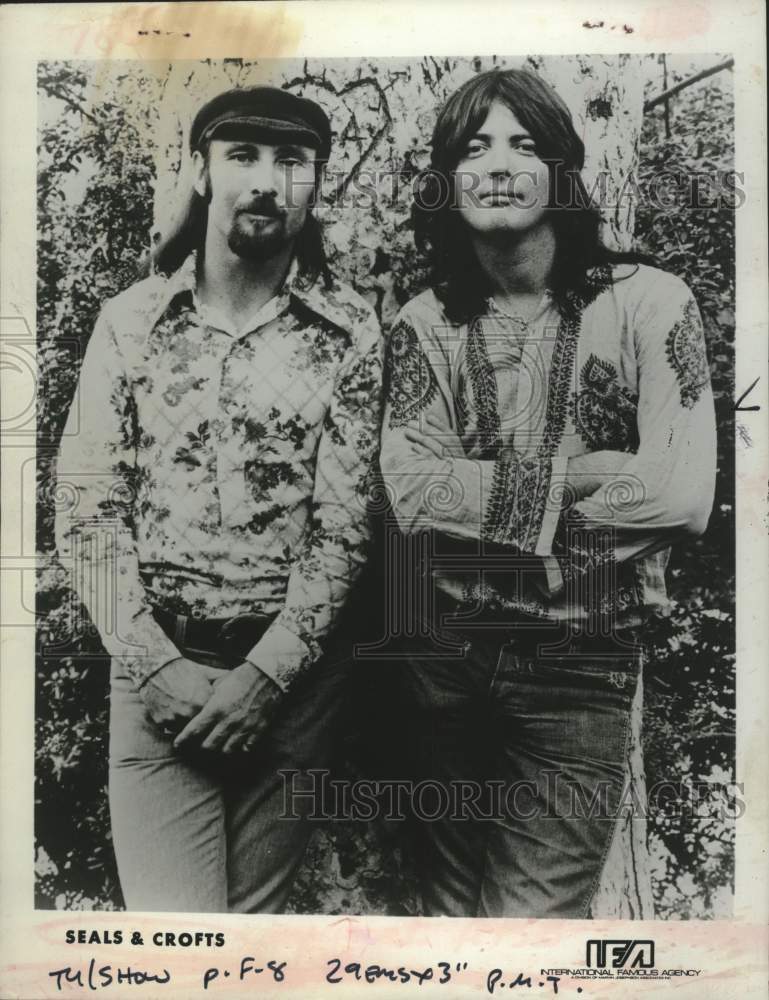 1978 Press Photo Recording artists Seals & Crofts - tup04876- Historic Images