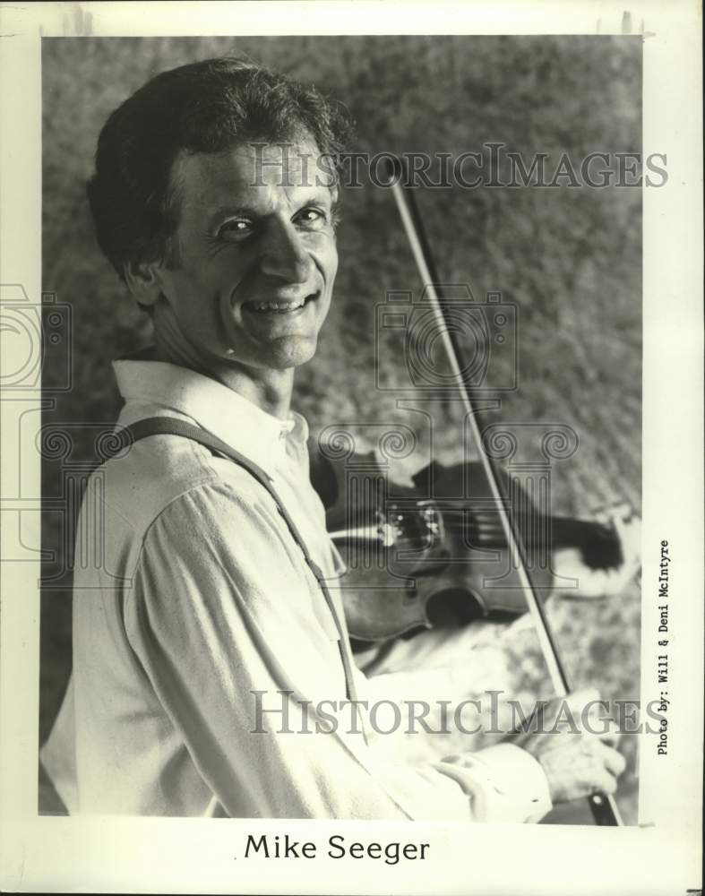 1991 Press Photo Violinist Mike Seeger - tup04897- Historic Images