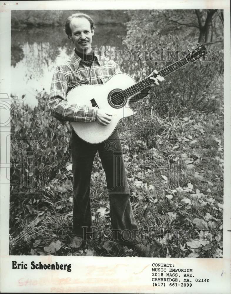 1978 Press Photo Musical performer Eric Schoenberg - tup04914- Historic Images