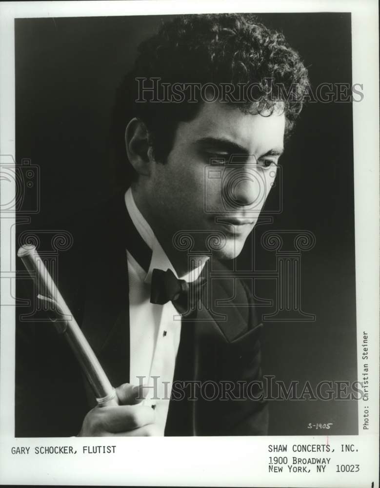 1993 Press Photo New York flutist Gary Schocker - tup04915- Historic Images