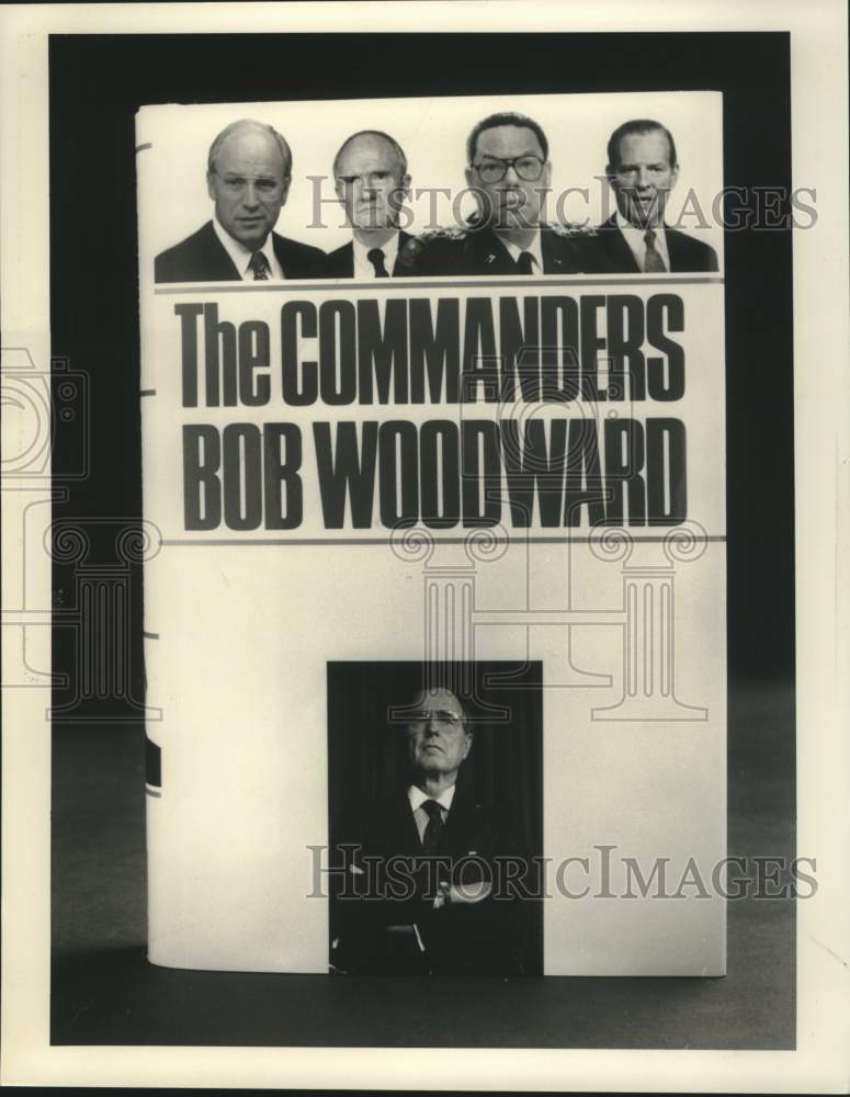 1991 Press Photo Book jacket for The Commanders by Bob Woodward - tup05003- Historic Images