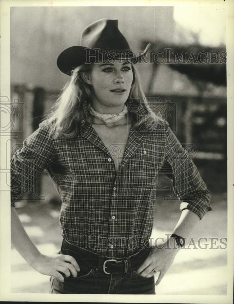 1983 Press Photo Cybill Shepherd stars as Colleen Champion in "The Yellow Rose"- Historic Images