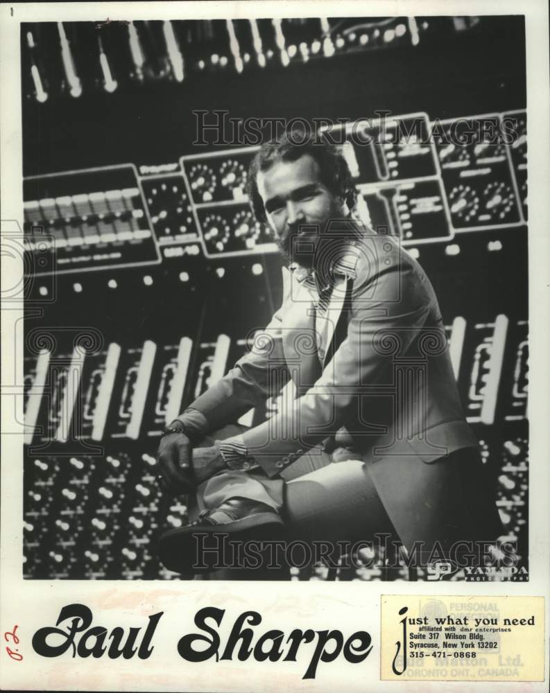 1978 Press Photo New York musical artist Paul Sharpe - tup05149- Historic Images