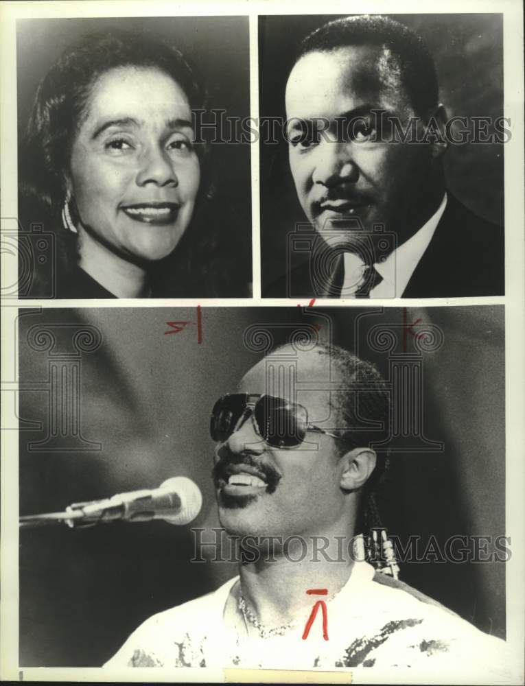 1985 Press Photo "An All-Star Celebration Honoring Martin Luther King, Jr."- Historic Images