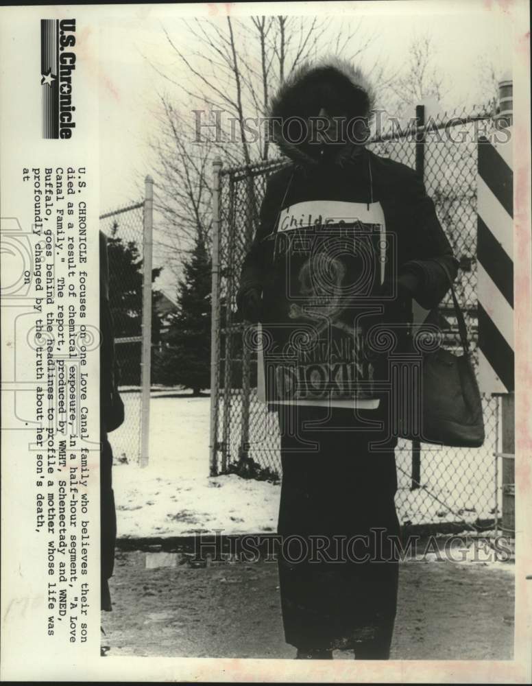 1980 Press Photo "A Love Canal Family" profiles chemical exposure deaths on PBS- Historic Images