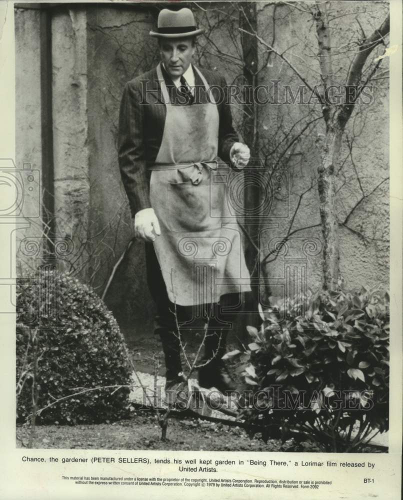 1979 Press Photo Peter Sellers stars in "Being There: - tup05451- Historic Images