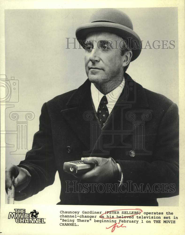 1981 Press Photo Peter Sellers stars in "Being There" - tup05456- Historic Images