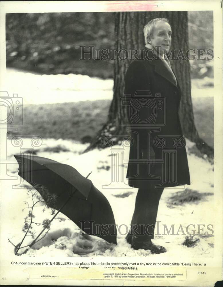 1979 Press Photo Peter Sellers stars in &quot;Being there&quot; - tup05457- Historic Images