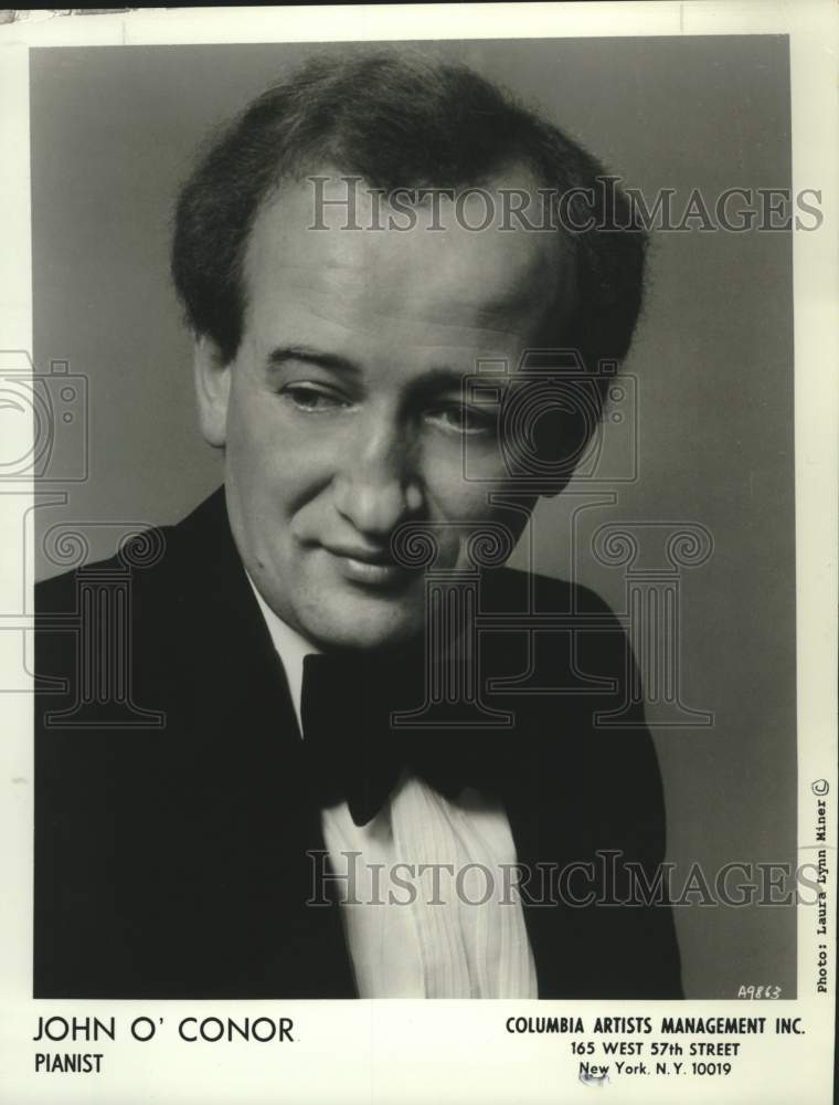 1990 Press Photo New York pianist John O'Conor - tup05479- Historic Images