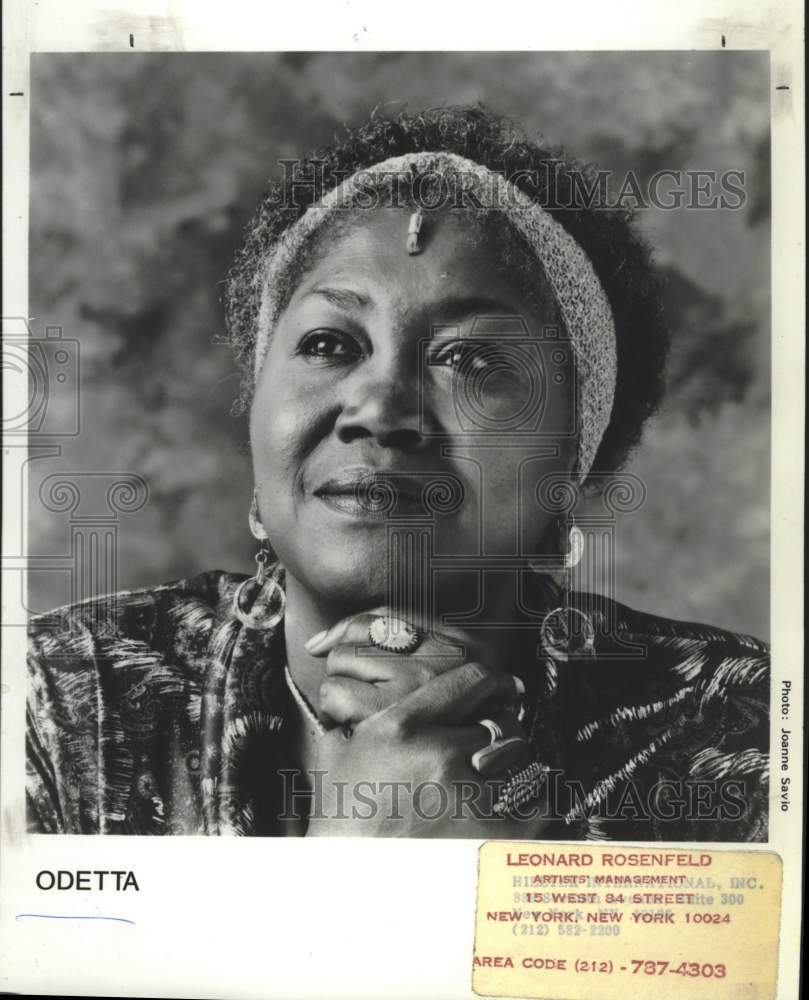 1994 Press Photo Musical artist Odetta - tup05486- Historic Images