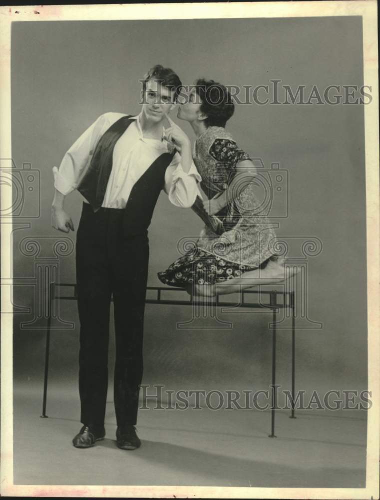 1981 Press Photo Stephen Pier &amp; Risa Steinberg, JosÃƒÂ© LimÃƒÂ³n Dance Company, NY- Historic Images