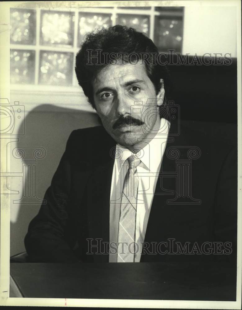 1989 Press Photo Actor Edward James Olmos - tup05740- Historic Images