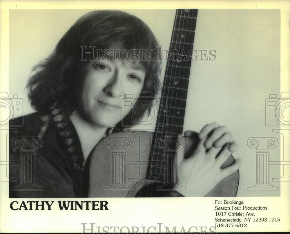 1993 Press Photo New York musical artist Cathy Winter - tup05782- Historic Images