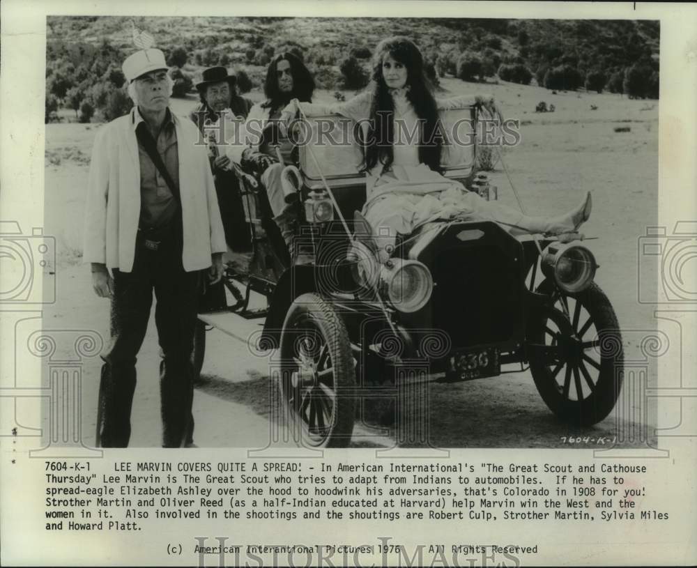 1976 Press Photo Scene from the movie &quot;The Great Scout and Cathouse Thursday&quot;- Historic Images