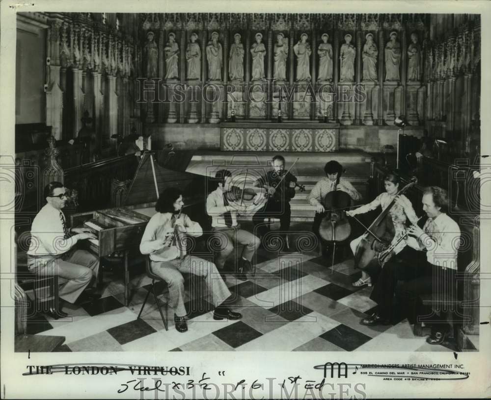 1979 Press Photo Musical artists The London Virtuosi - tup05967- Historic Images