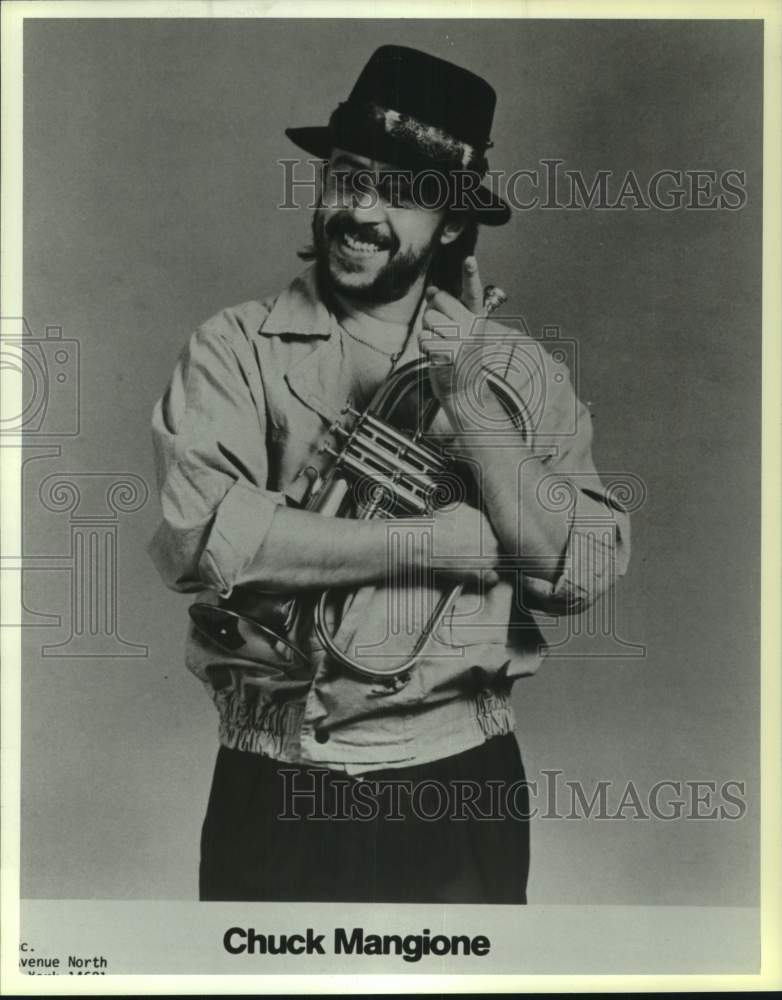 1987 Press Photo Musical artist Chuck Mangione - tup06380