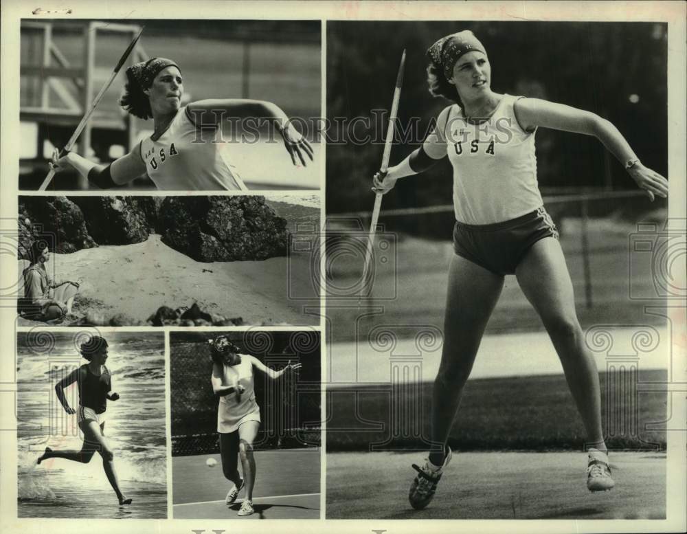 1976 Press Photo US Olympic track athlete Kathy Schmidt - tup07280- Historic Images