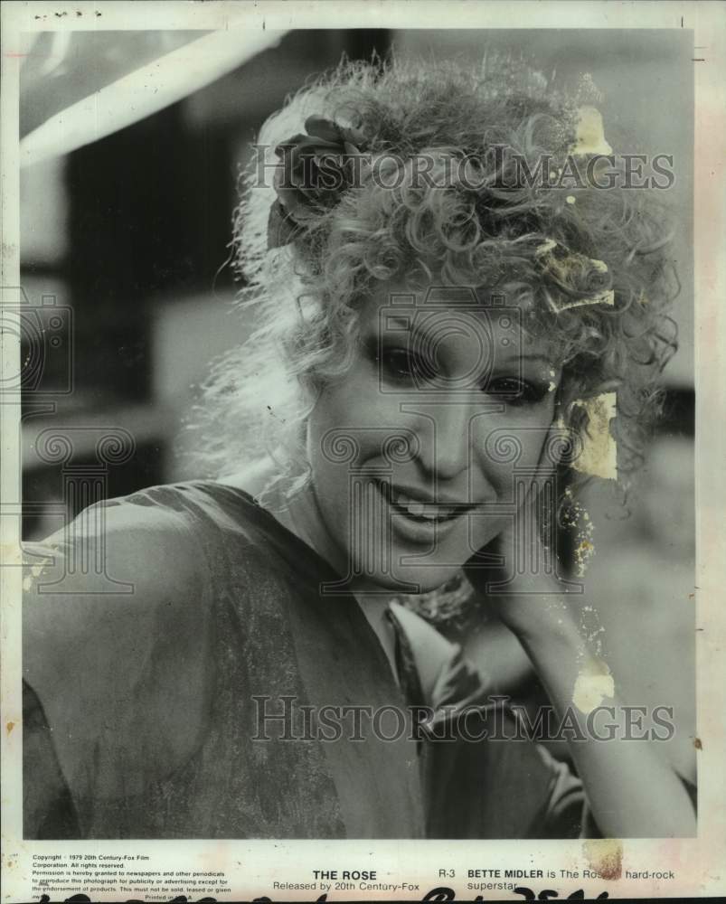 1979 Press Photo Bette Midler stars in &quot;The Rose&quot; - tup08442- Historic Images