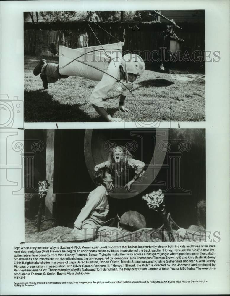 1990 Press Photo Scenes from the motion picture "Honey, I Shrunk The Kids"