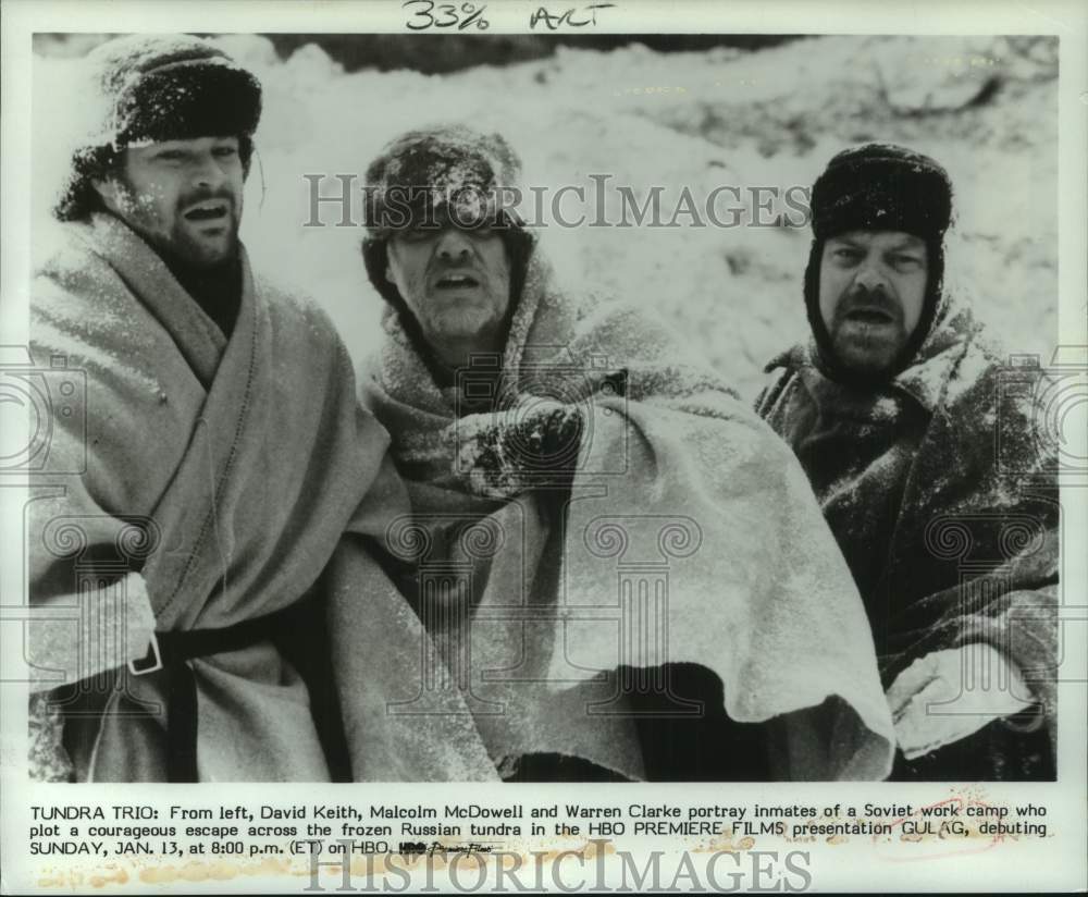 Press Photo Scene from the motion picture &quot;Gulag&quot; on HBO - tup09522