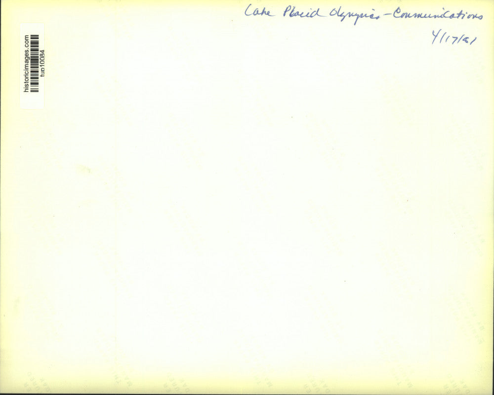 1981 Press Photo Lightguide cable used during Lake Placid Olympics in New York