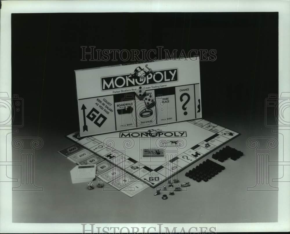 Press Photo Studio shot of the board game Monopoly - tup10913- Historic Images