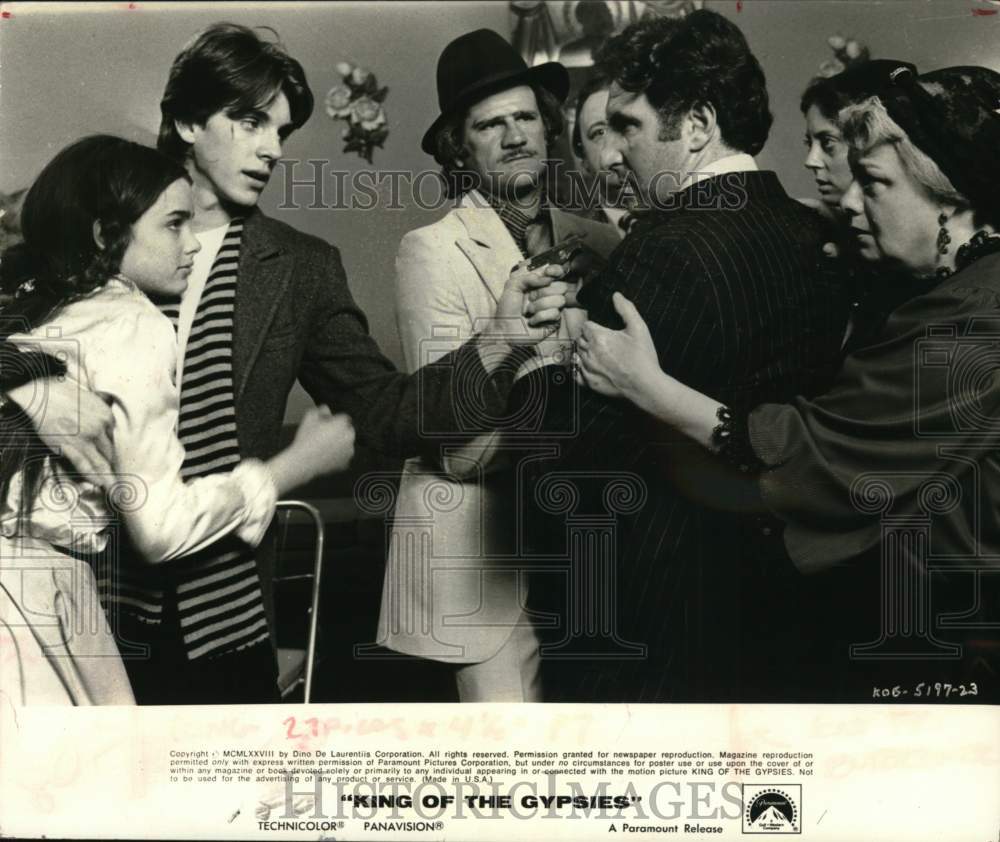 1978 Press Photo Scene from the motion pictures "King of the Gypsies"