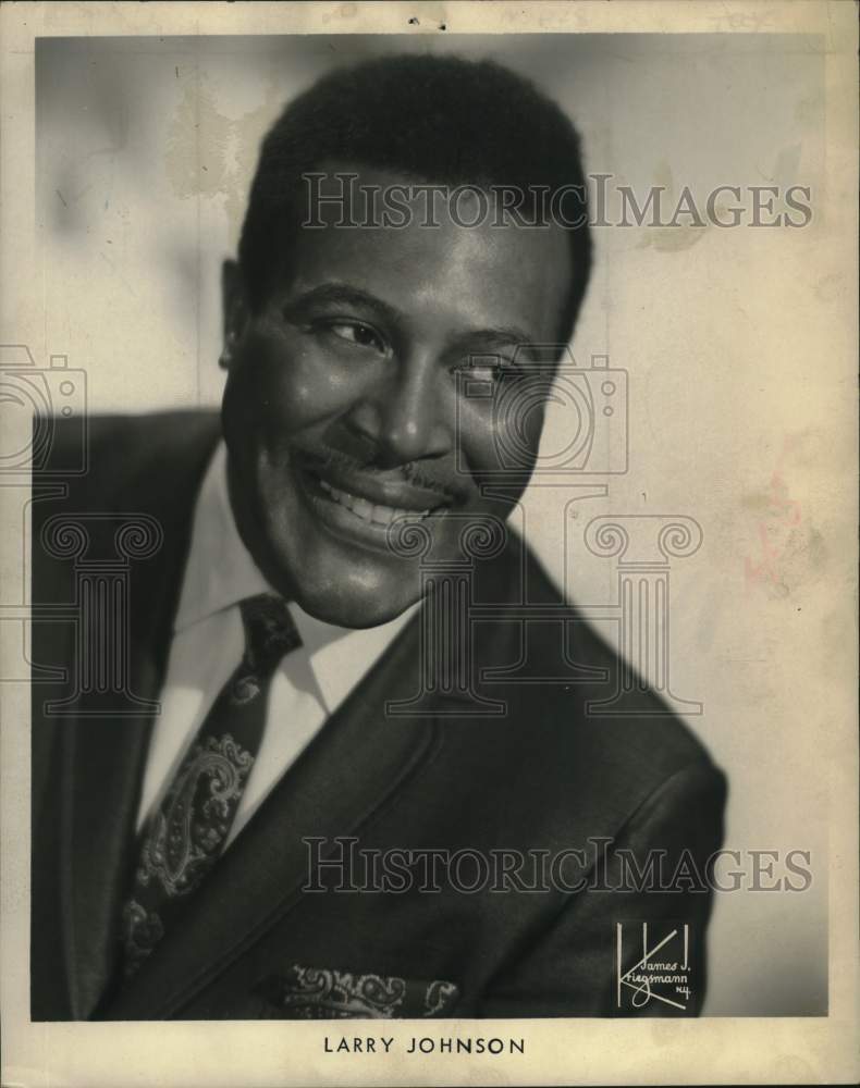 1970 Press Photo Musical artist Larry Johnson - tup14053- Historic Images