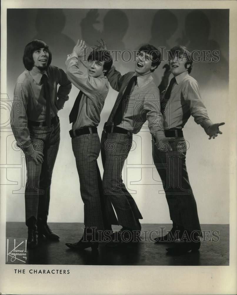 1967 Press Photo Musical artists The Characters - tup17517- Historic Images
