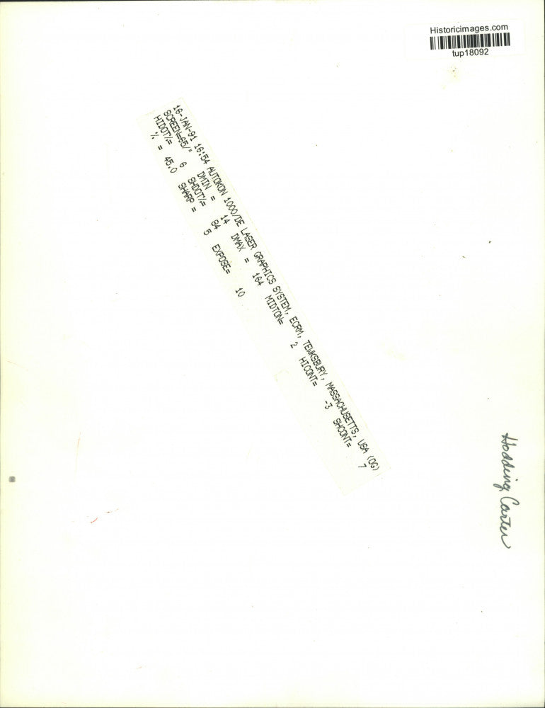 1991 Press Photo Hodding Carter hosts "Vremya" on The Discovery Channel