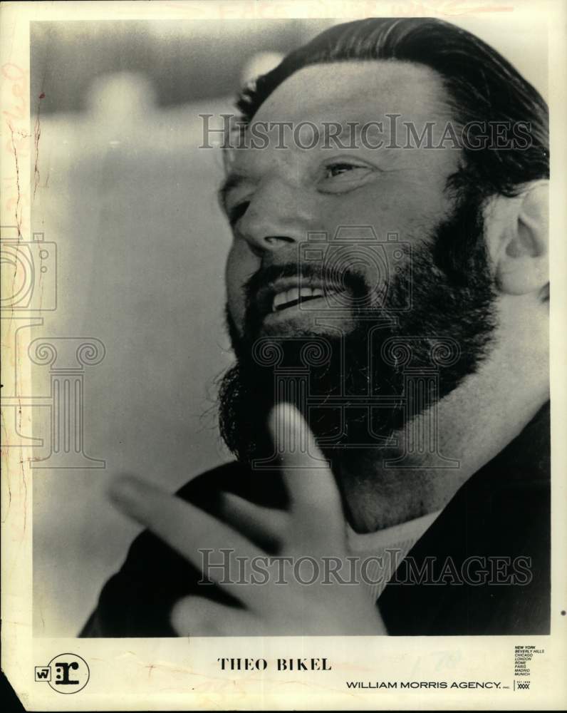 Press Photo Actor Theodore Bikel - tup19254- Historic Images