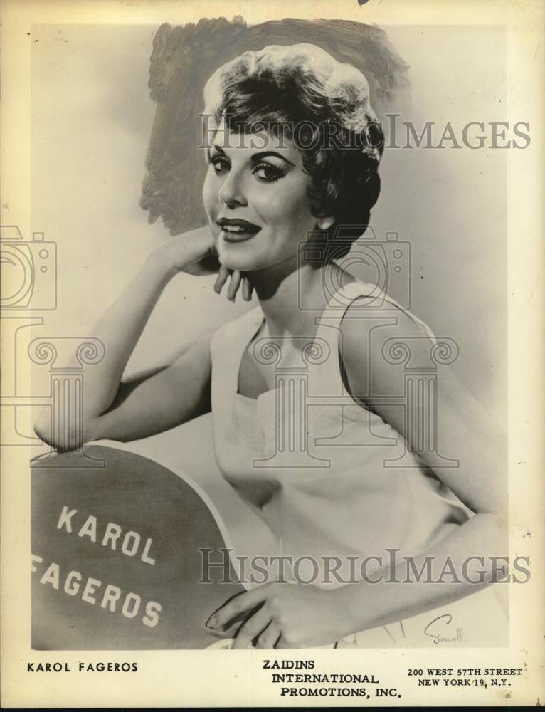 1960 Press Photo Karol Fageros, professional tennis player - tup22956- Historic Images