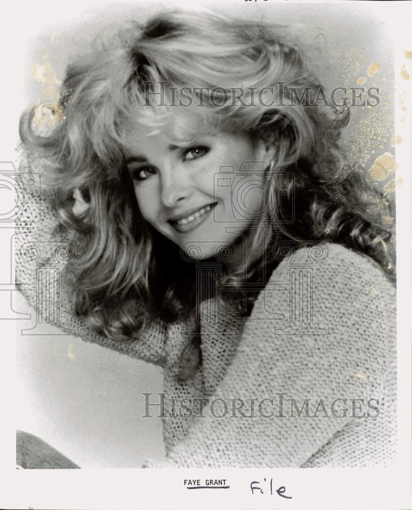 1980 Press Photo Faye Grant, Film, Television and Stage Actor - tup24873- Historic Images