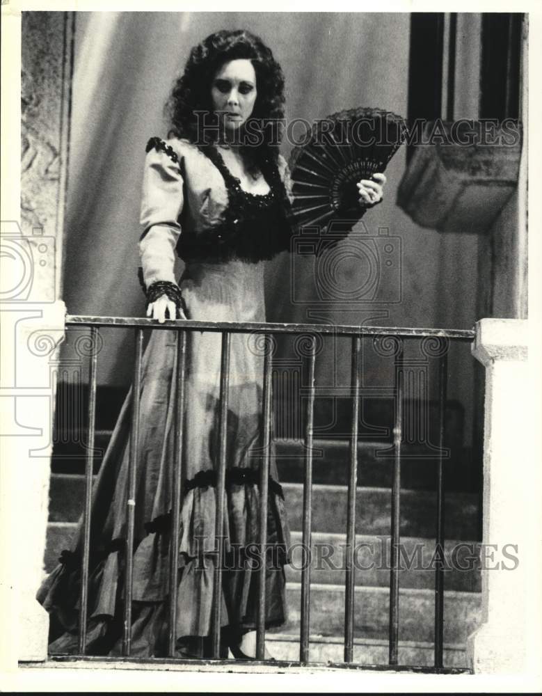 1991 Press Photo Theresa Treadway in "Carmen," Lake George Opera Festival