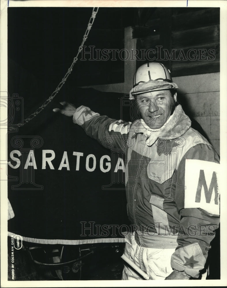 1978 Press Photo Jockey J. P. Morel in Saratoga, New York - tus00138- Historic Images