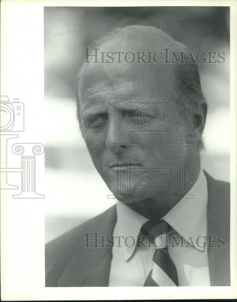 1987 Press Photo Horse trainer LeRoy Jolley - tus00183- Historic Images