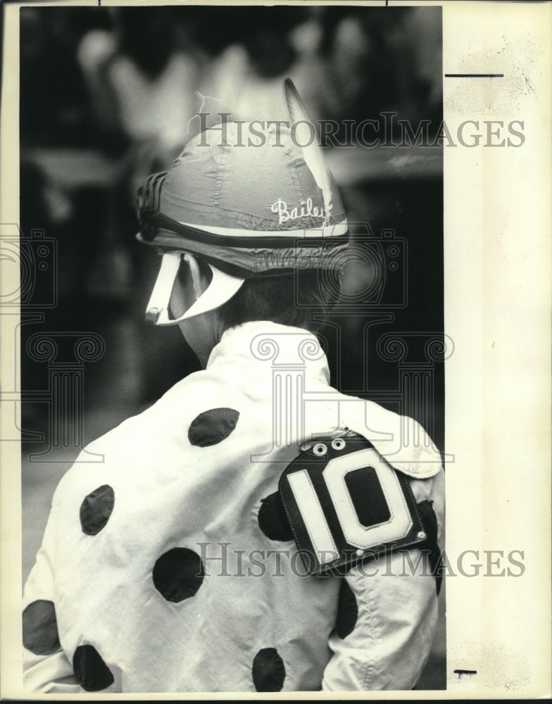 Press Photo Jockey Jerry Bailey in Saratoga, New York - tus00519- Historic Images