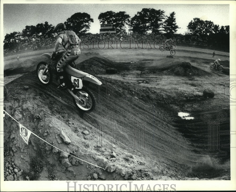 1991 Press Photo #63 Scott Skeak, winner of the expert division, goes up &amp; over- Historic Images