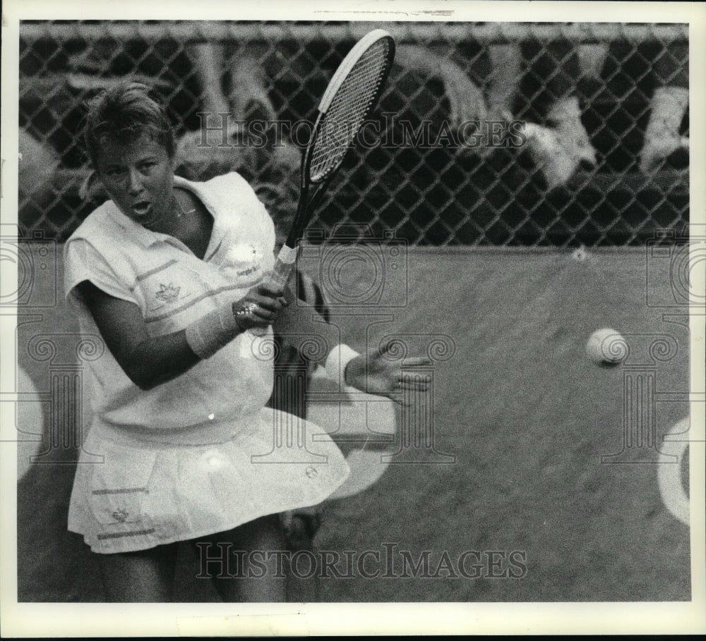 1989 Press Photo Laura Gildemeister was the 1989 OTB Tennis champion - tus00866- Historic Images