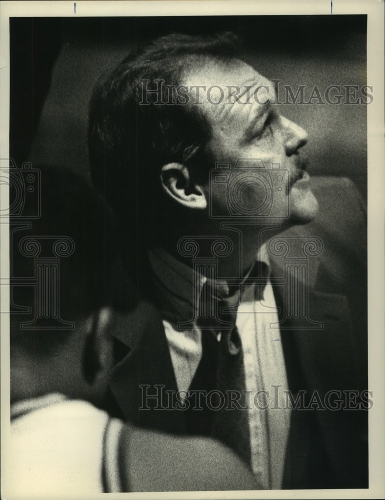 1988 Press Photo Albany Patroons head coach Bill Musselman in New York- Historic Images