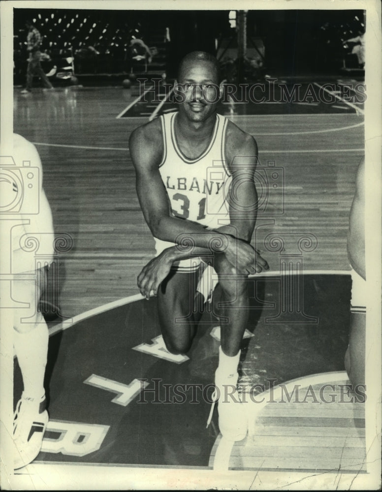 1982 Press Photo James Ratliff, Albany Patroons, New York - tus01477- Historic Images