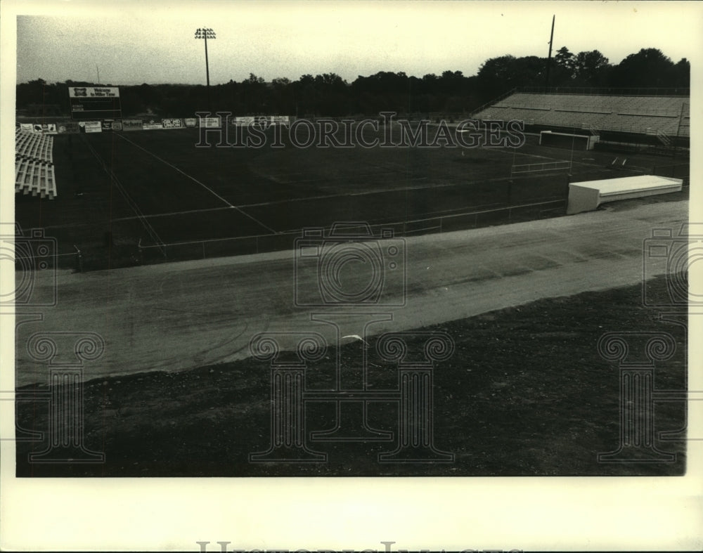 1983 Press Photo Heritage Field, Colonie, New York, after a game - tus02159- Historic Images