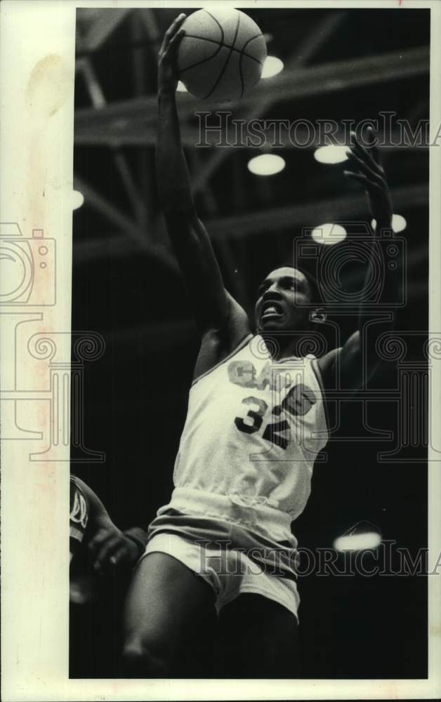 Press Photo Basketball player Darryl Jordan in New York - tus04667- Historic Images