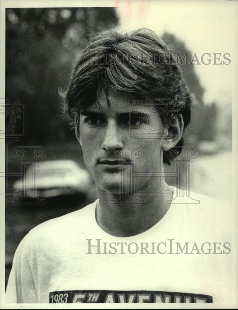 Press Photo Track athlete OJ Kastberg in New York - tus04679- Historic Images